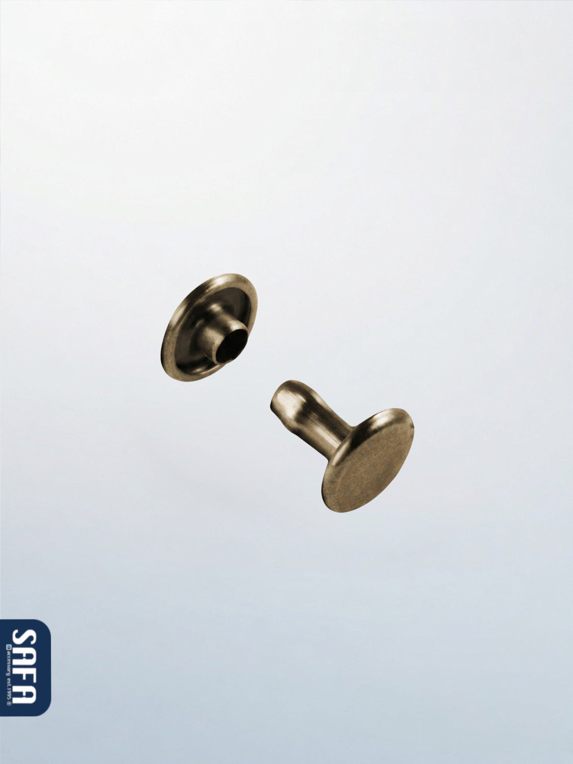 Double-headed rivet