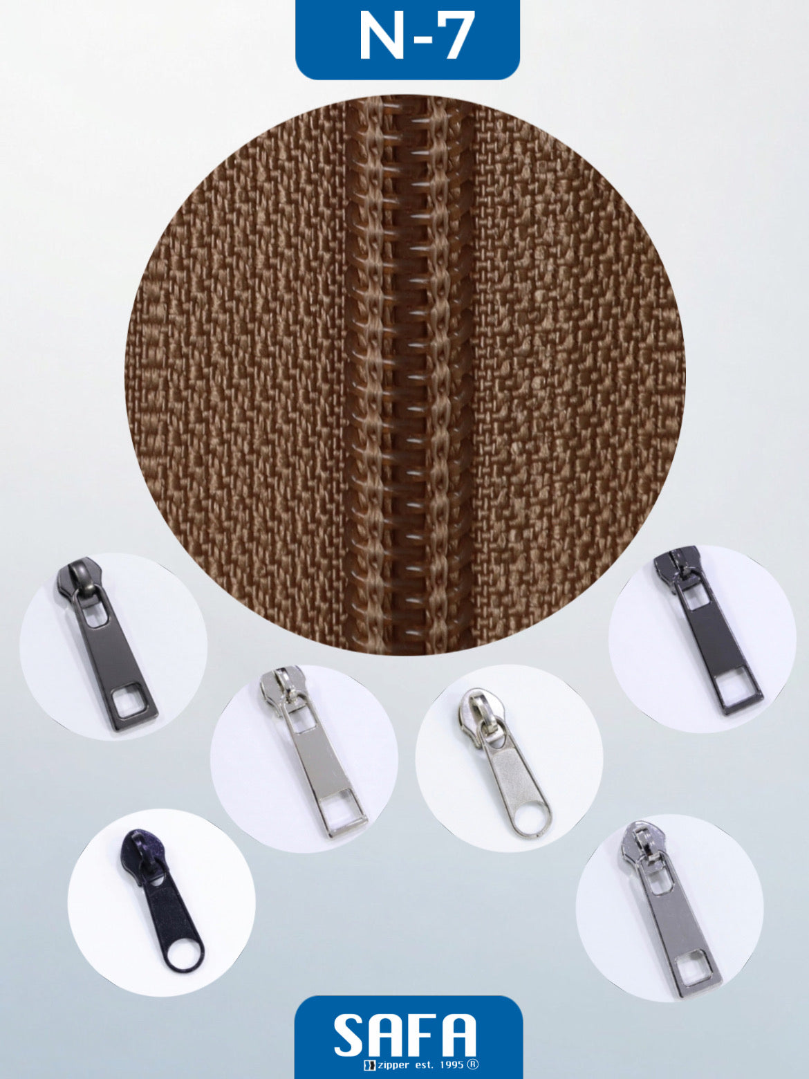 Nylon N3 N5 N7 N8 N10 long chain zippers
