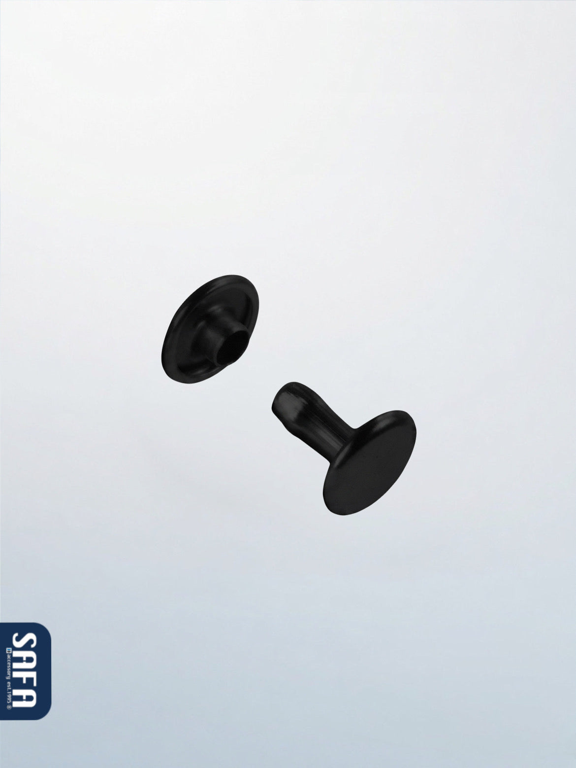Double-headed rivet