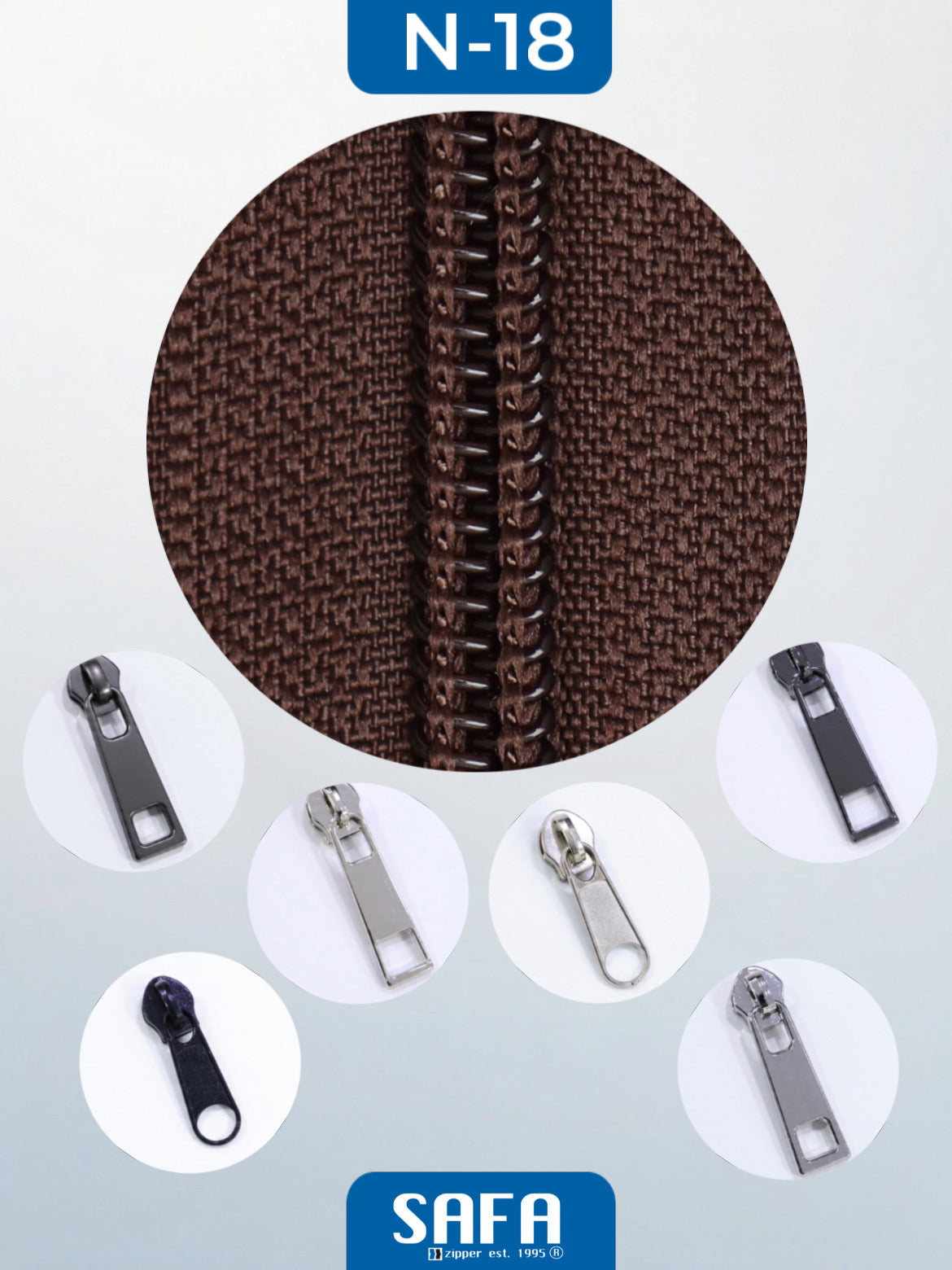 Nylon N3 N5 N7 N8 N10 long chain zippers