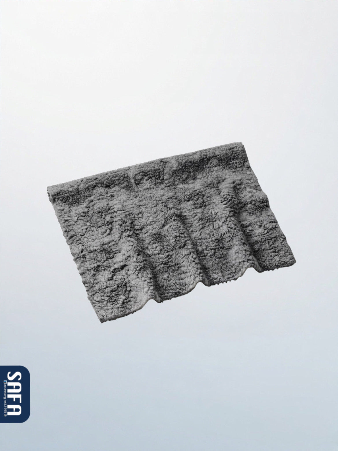 Fur and boucle fabric