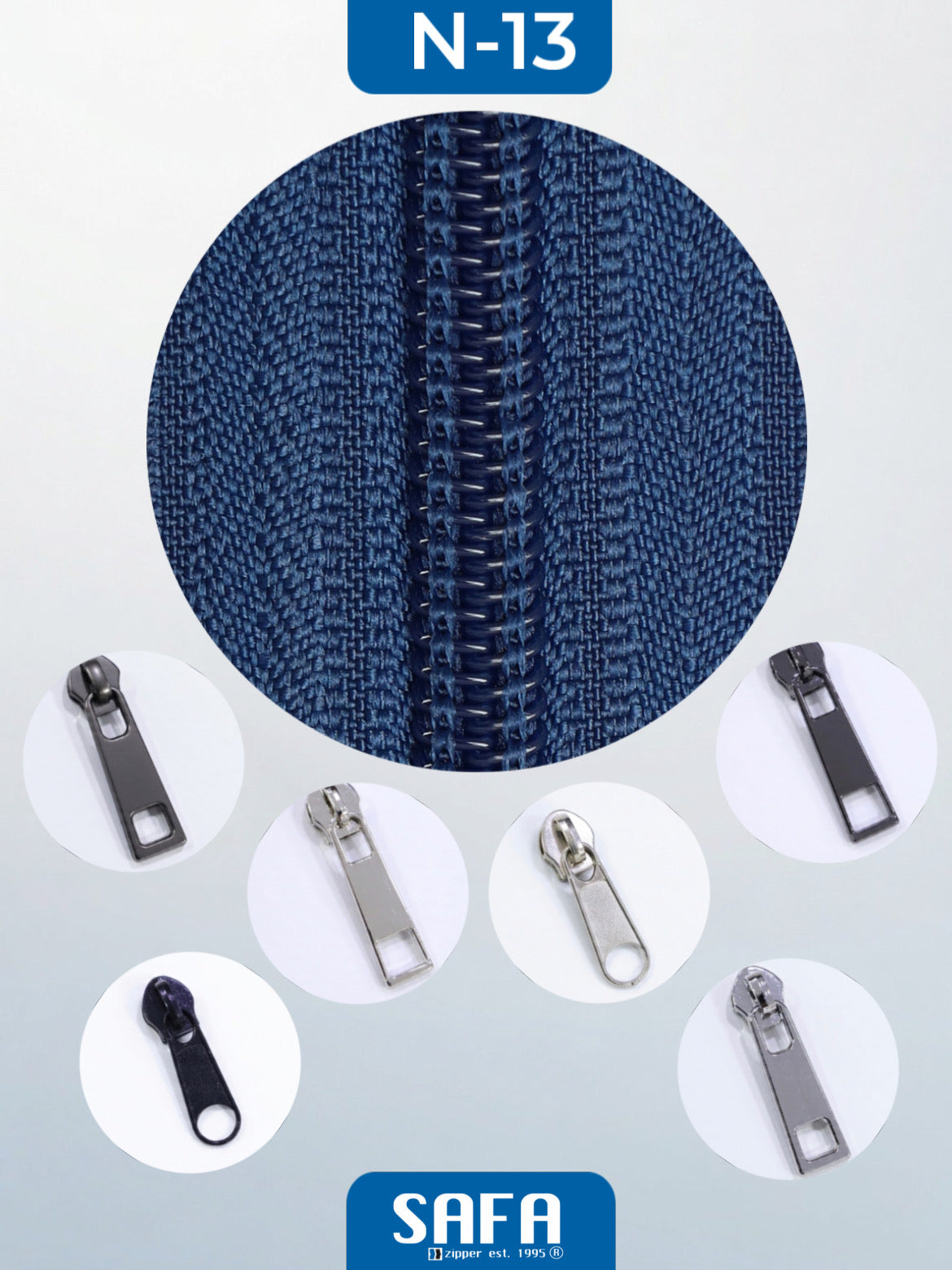 Nylon N3 N5 N7 N8 N10 long chain zippers