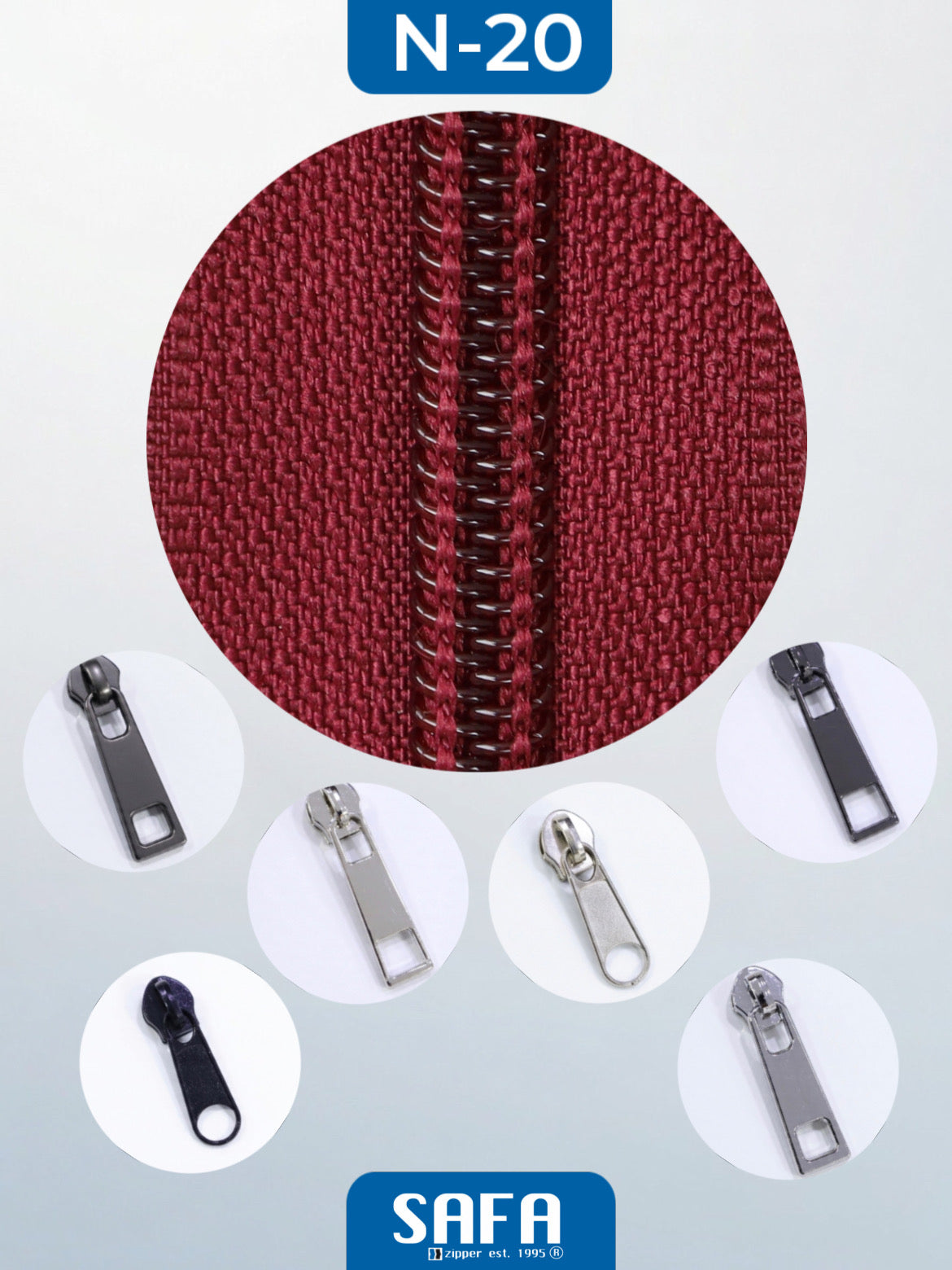 Nylon N3 N5 N7 N8 N10 long chain zippers