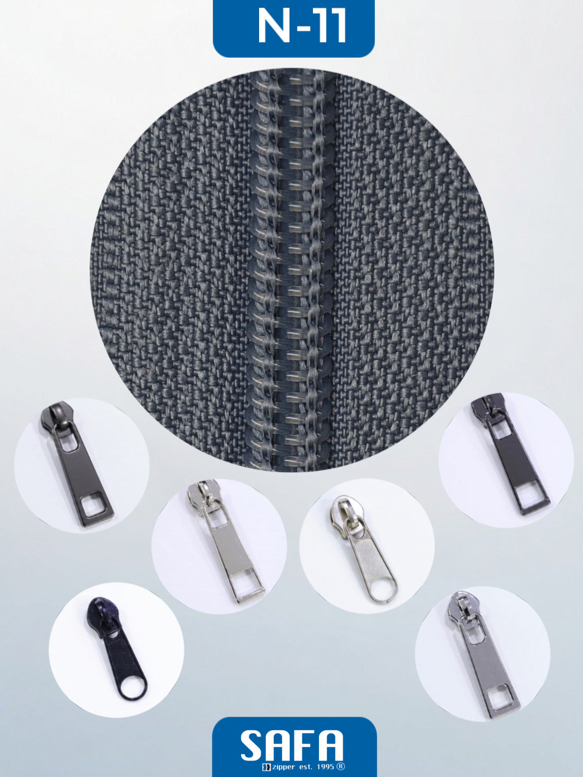 Nylon N3 N5 N7 N8 N10 long chain zippers