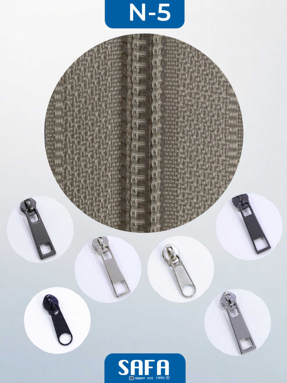 Nylon N3 N5 N7 N8 N10 long chain zippers