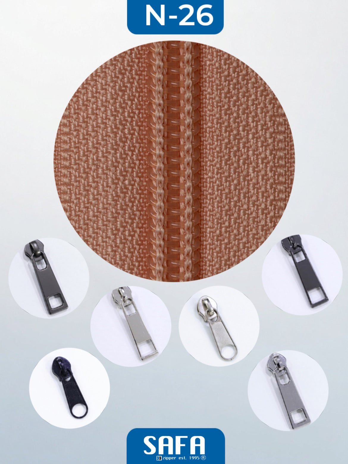 Nylon N3 N5 N7 N8 N10 long chain zippers