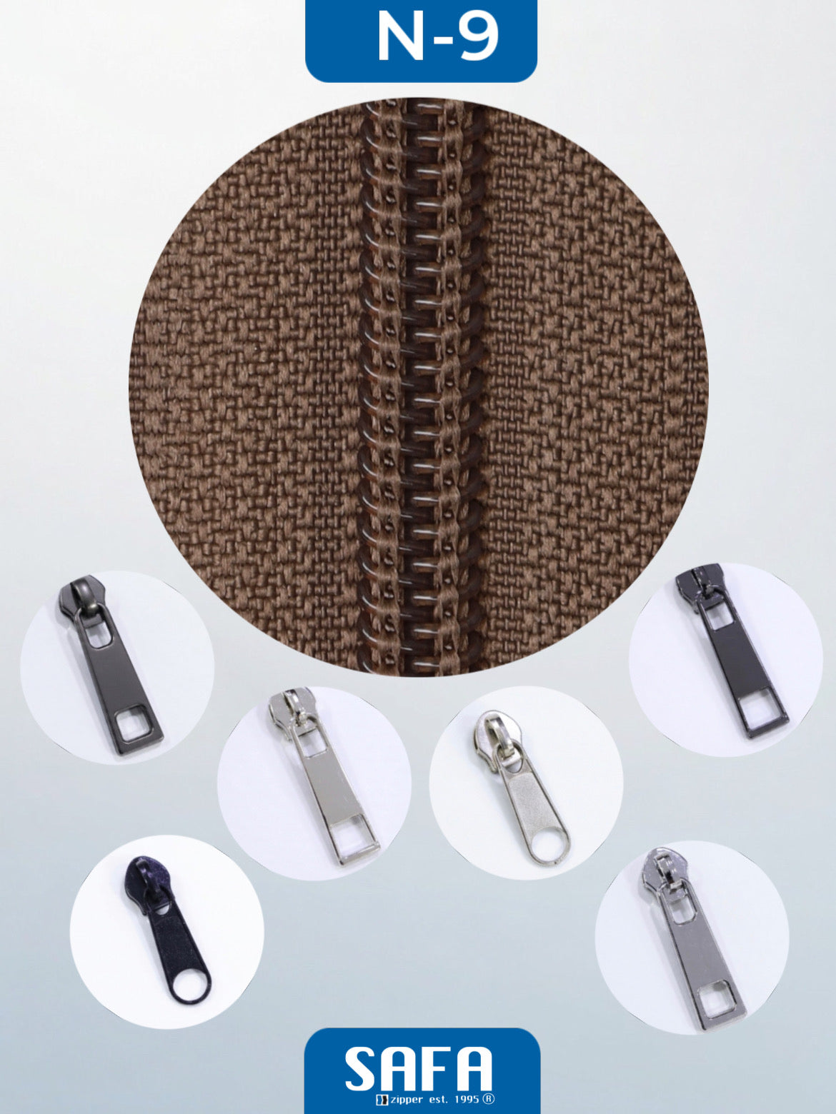 Nylon N3 N5 N7 N8 N10 long chain zippers