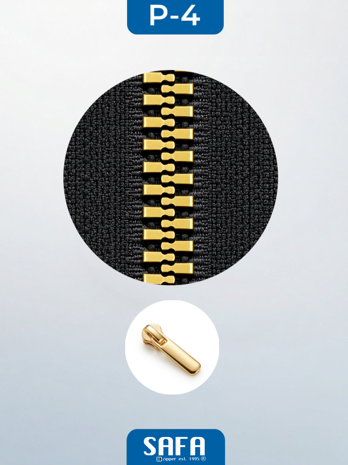 Plastic zippers N5 (N5) (closed)