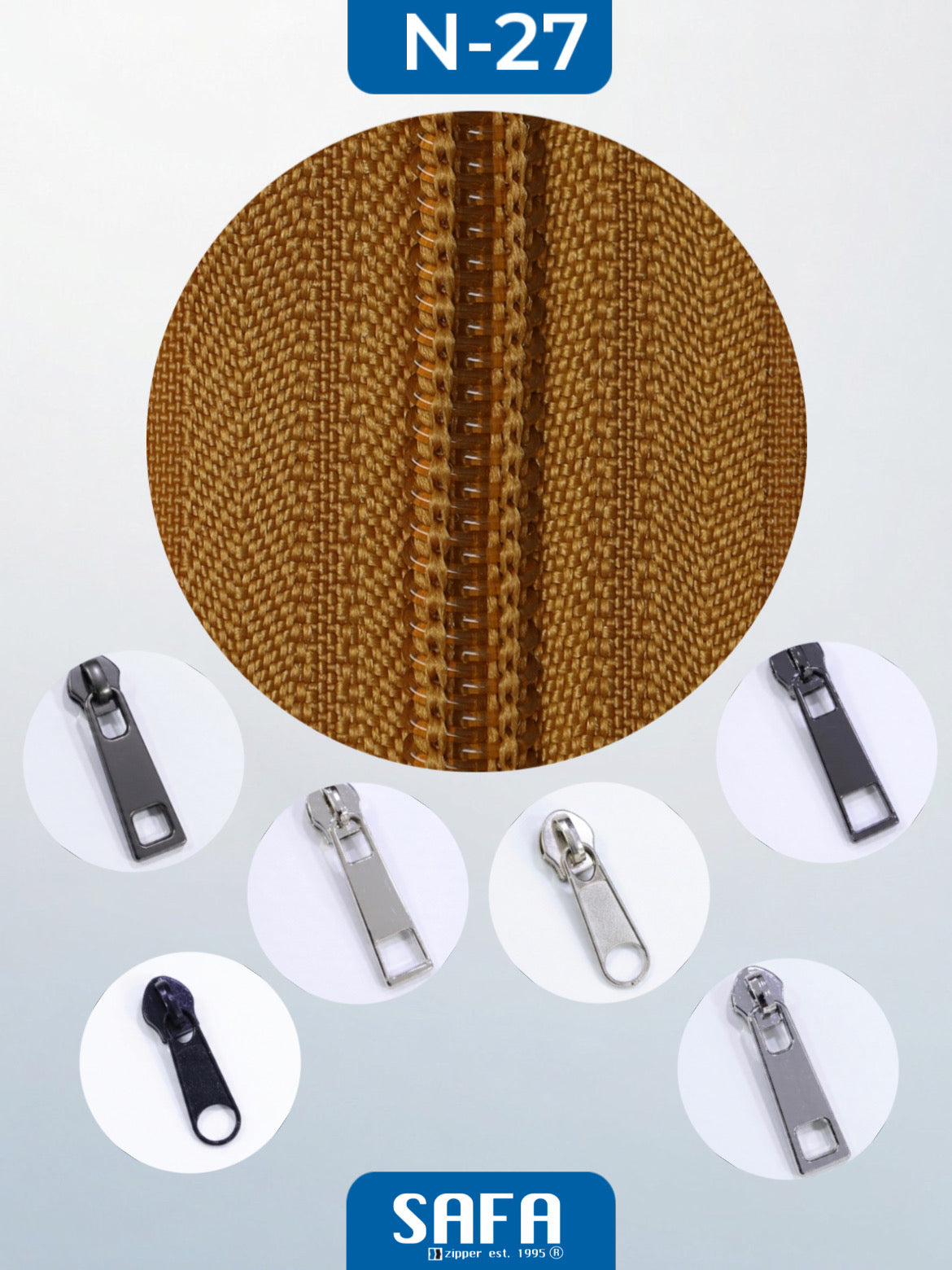 Nylon N3 N5 N7 N8 N10 long chain zippers