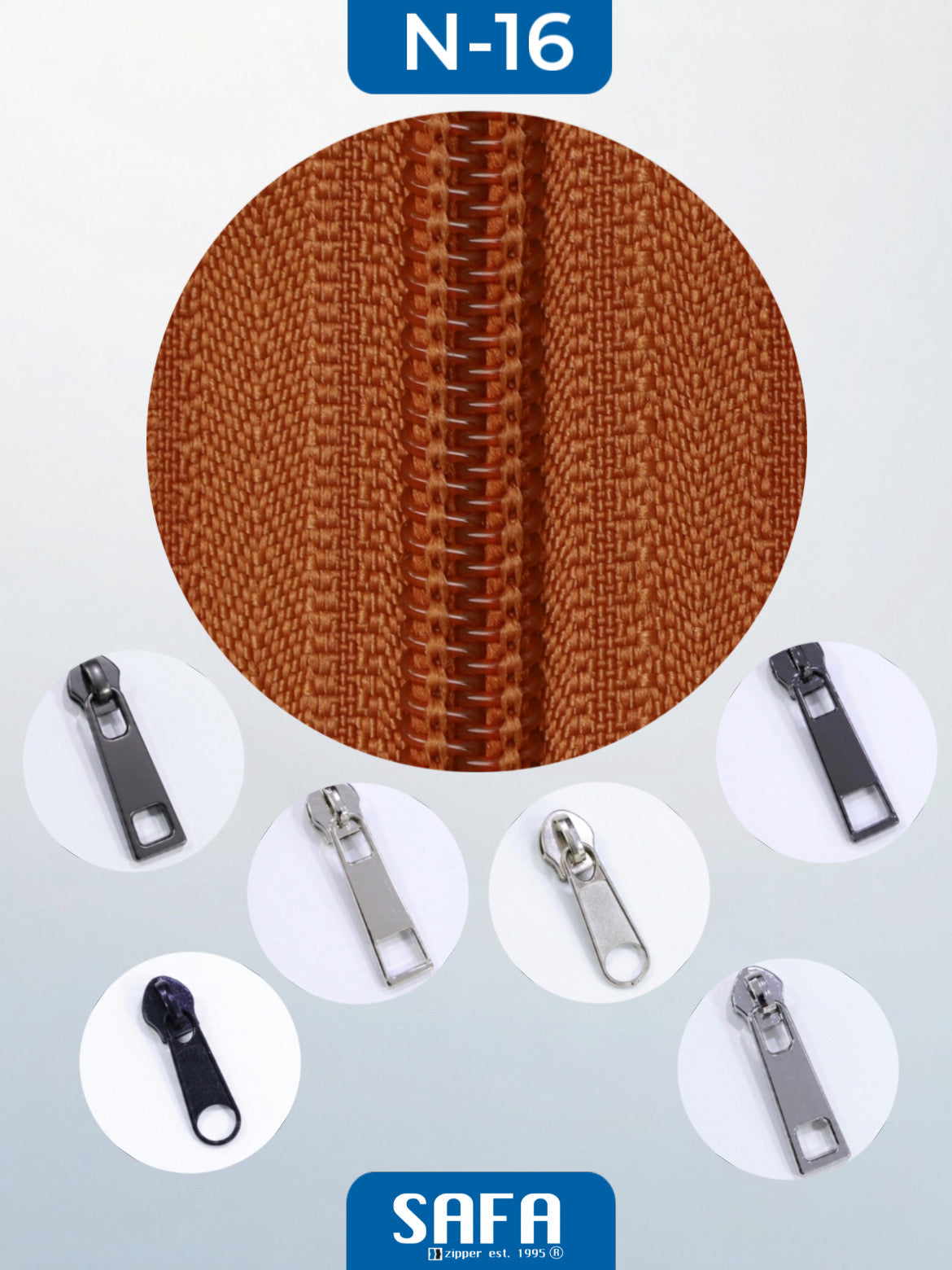 Nylon N3 N5 N7 N8 N10 long chain zippers
