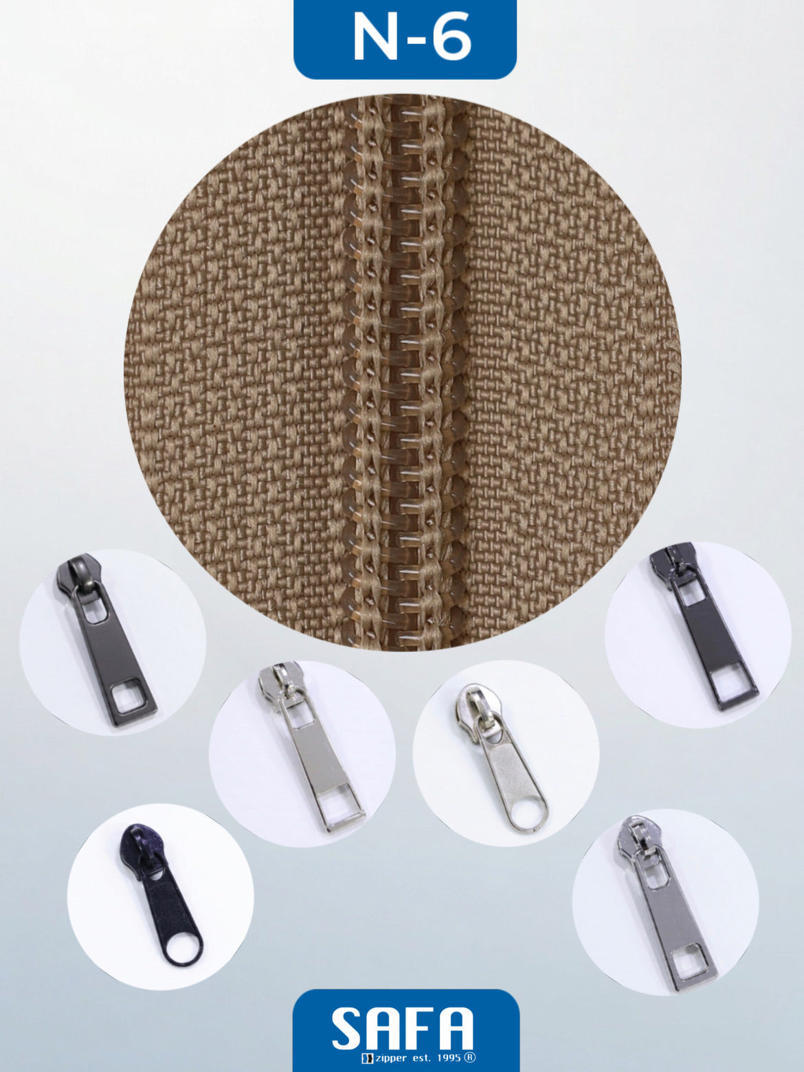 Nylon N3 N5 N7 N8 N10 long chain zippers