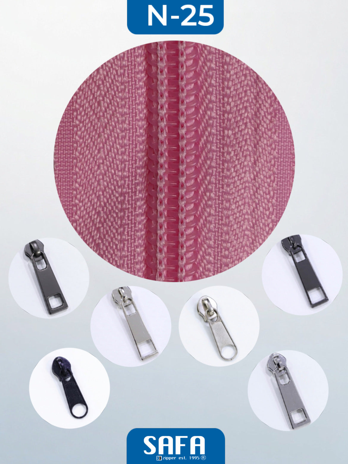 Nylon N3 N5 N7 N8 N10 long chain zippers