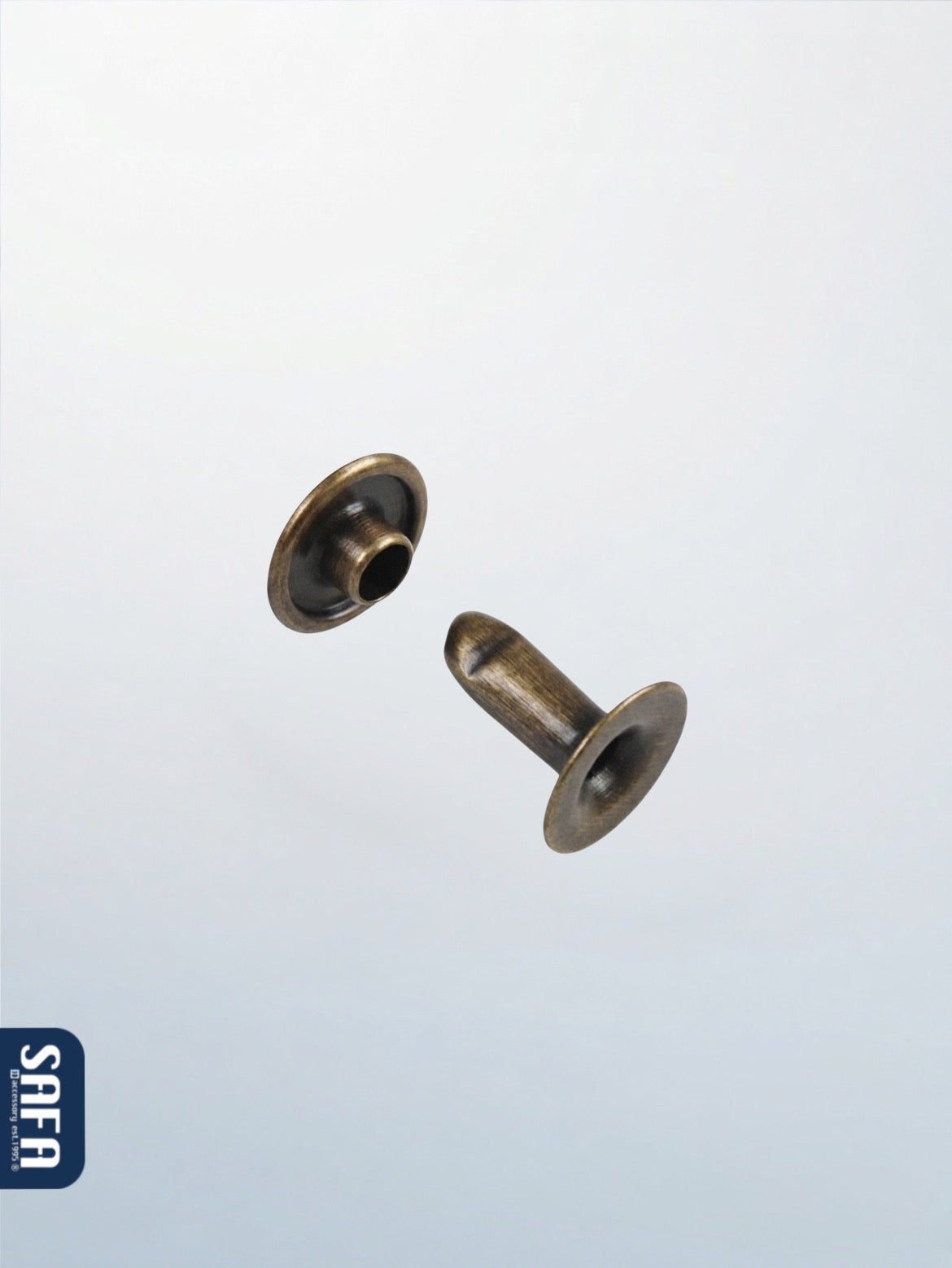 Double-headed rivet