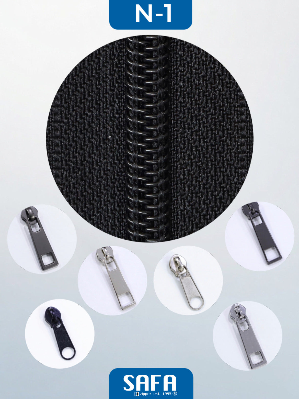 Nylon N3 N5 N7 N8 N10 long chain zippers
